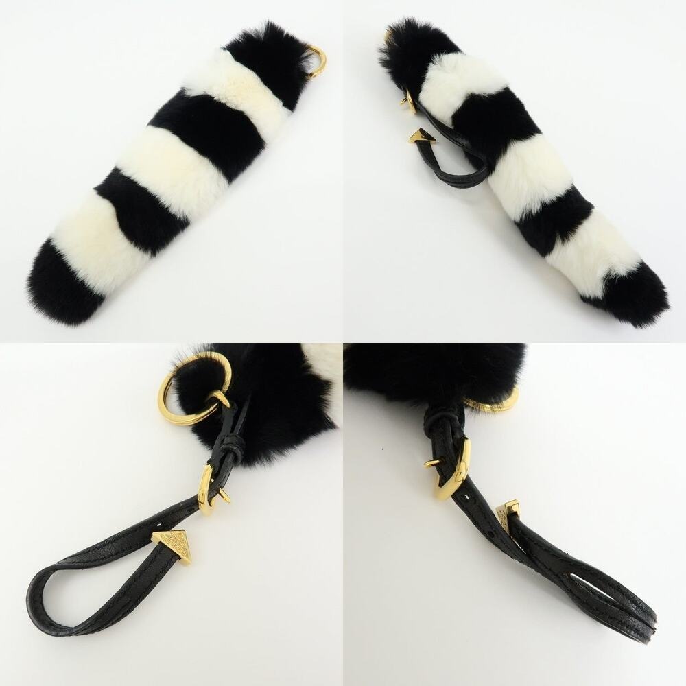 Prada Rabbit Fur Bag Charm Multicolor - Picture 5 of 5